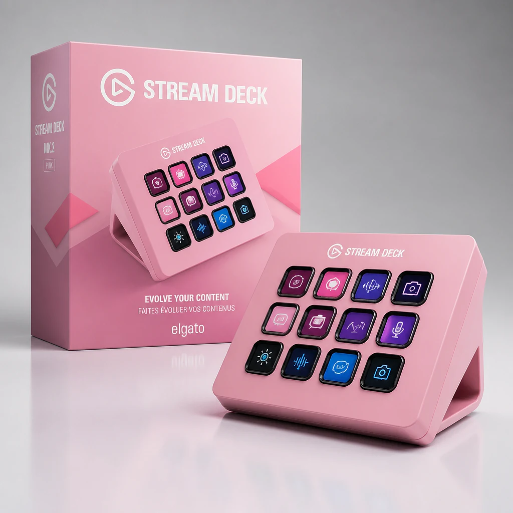 Elgato Stream Deck MK.2 15-key Pink