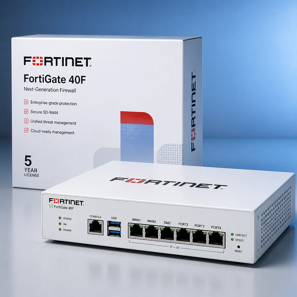 Fortinet FortiGate 40F Desktop 1-yr License