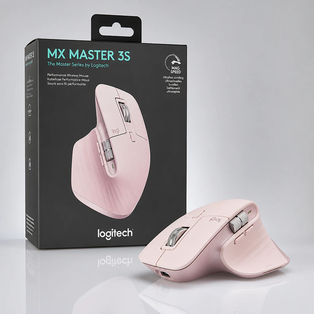 Logitech MX Master 3S Pale Grey Pink
