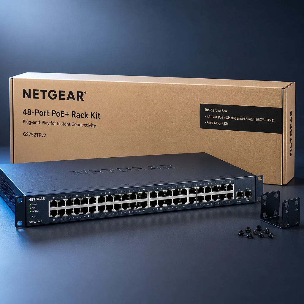 Netgear GS752TPv2 48-port PoE