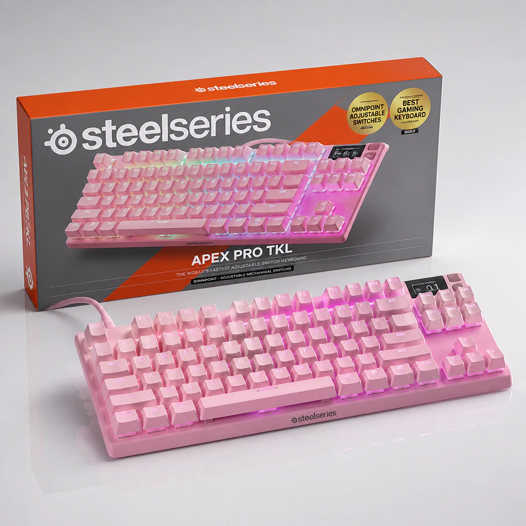SteelSeries Apex Pro TKL 2023 Pink