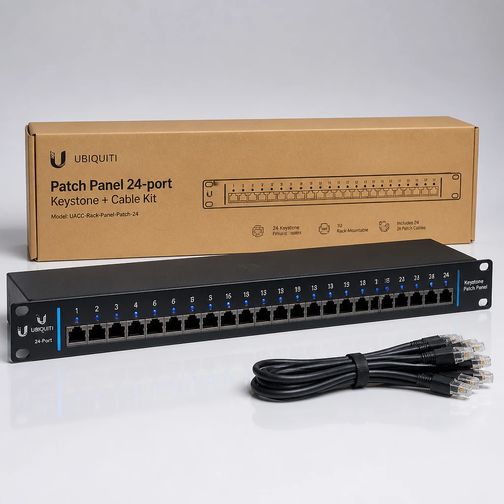 Ubiquiti Patch Panel 24-port Keystone