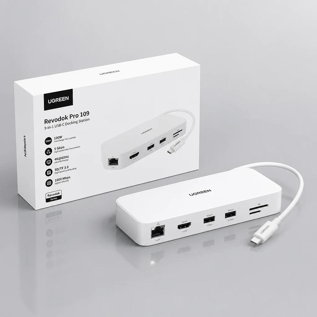 Ugreen Revodok Pro 109 9-in-1 White